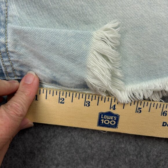 Blank NYC The Barrow Vintage High Rise Cut Off Shorts Women's Size 30 Denim NWT - Picture 10 of 11